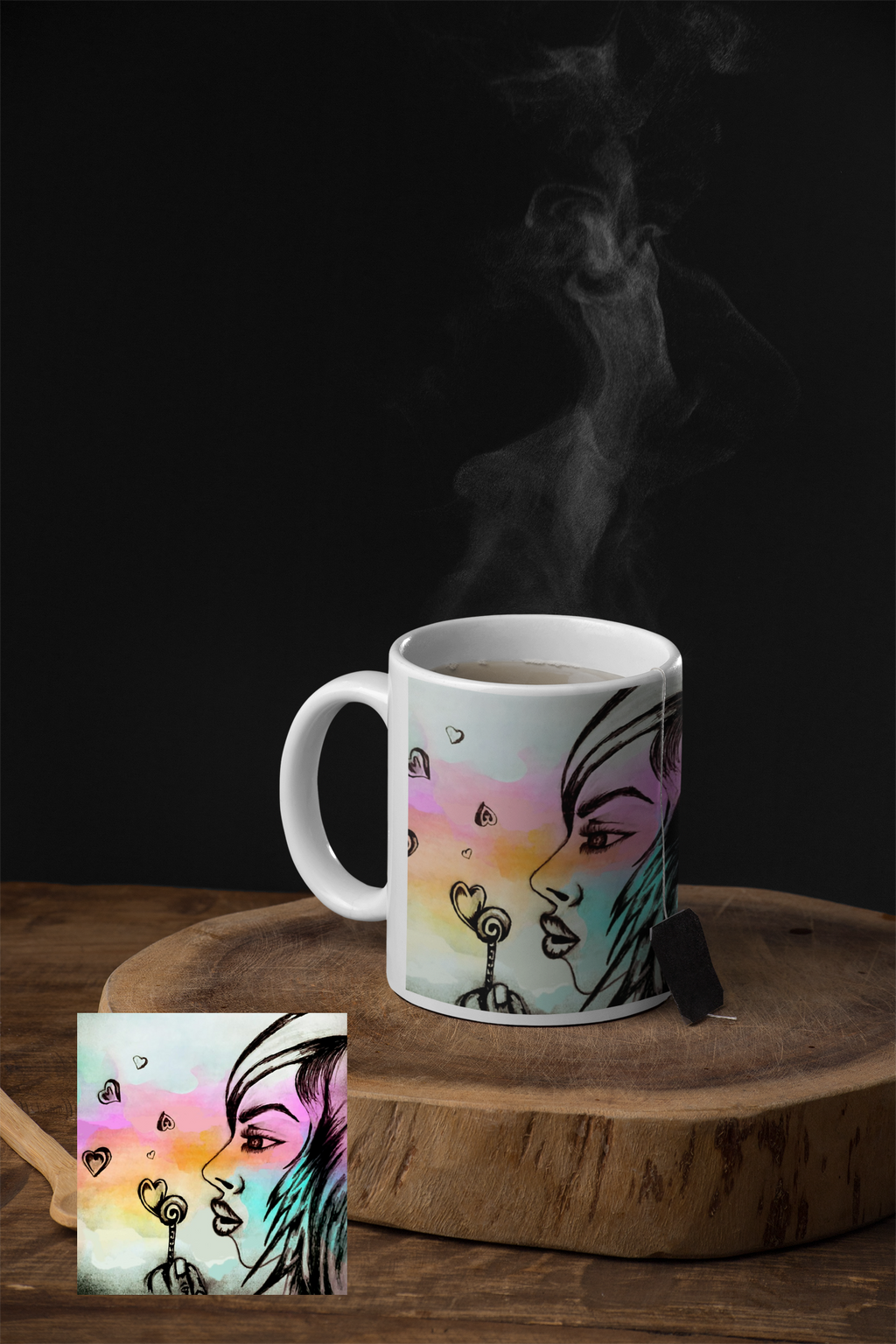 Coffee Mug Custom rainbow