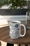 Custom flower Coffee Mug